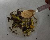 A picture of step 3 of Moong dal.