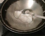 A picture of step 2 of Pasta in mango sauce.