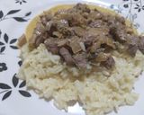 Foto del paso 7 de la receta: Arroz con salsa crema de cerdo