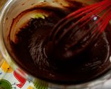 A picture of step 6 of Mini Rich Chocolate Cakes | use 12 cup muffin pan.