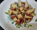A picture of step 6 of Apple  Chatpata  mix veg  salad.