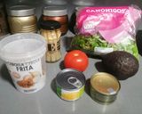 Foto del paso 1 de la receta: Ensalada de aguacate / queso crema y wasabi