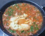 A picture of step 4 of Palak Aloo ki sabzi.