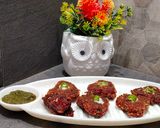 A picture of step 10 of Beetroot Tikki.
