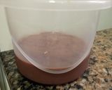 Foto del paso 1 de la receta: Bizcocho de choco 'Sandri':en taza, sin gluten, lácteos ni huevo