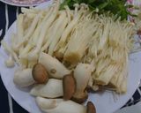 Hình bước làm 1 của món Lẩu nấm lá giang (món chay)