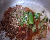 A picture of step 2 of Black chana chaat.