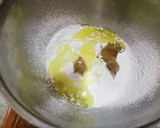 A picture of step 2 of Dalgona cake.