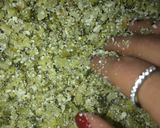Foto del paso 5 de la receta: Trenza de harina integral rellena de brócoli y ricota