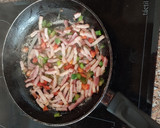 Foto del paso 2 de la receta: Spaghettis con nata y bacon