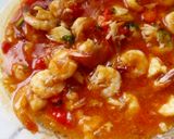 Foto langkah ke 7 dari resep Udang Saus Pedas Manis.
