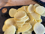Corvina al horno con patatas