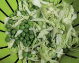 A picture of step 1 of Cabbage aloo matar ki sabzi.