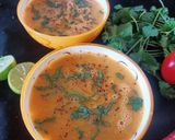 A picture of step 6 of Chana Dal, Carrot, and Tomato Soup.