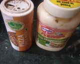 A picture of step 2 of Mayonnaise veg kathi roll.