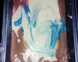 A picture of step 9 of Vanilla cake#Endofyearchallenge.