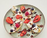 Une image de l'étape 1 de Banane, façon Banana Split healthy.