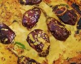 A picture of step 7 of Shahi Brinjal Salan.
