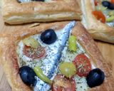 Foto del paso 4 de la receta Hojaldre con boquerón y queso provolone