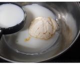 A picture of step 2 of Badam Milk Shake.