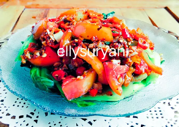 Langkah-langkah untuk membuat Cara bikin Pokcoy Bawang Putih Pedas Ala Rumah Kami