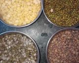 A picture of step 1 of Mixed dal khichdi.