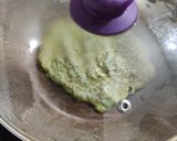 A picture of step 4 of Moong Dal Chilla.