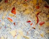 A picture of step 3 of Chia seeds banana apple pudding (healthy breakfast).