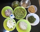 A picture of step 1 of Healthy broccoli paneer coins.