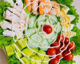 Hình bước làm 1 của món Salad Giảm cân nhanh đơn giản