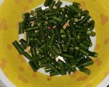 Foto langkah ke 1 dari resep Pencok kacang panjang khas sunda.