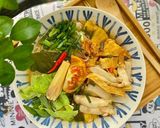 Hình bước làm 4 của món Bún Thái chay