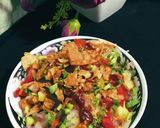A picture of step 4 of Chatpati chaat.