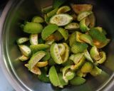 A picture of step 1 of Spiny gourd.