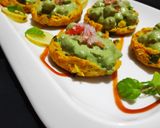 A picture of step 11 of Cheesy Banana Canape with Creamy Minty Chana.