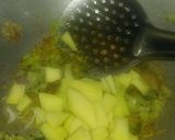 A picture of step 6 of Konkan Raw Mango Curry.