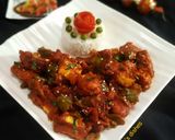 A picture of step 1 of Chili Paneer (Chilli Paneer Recipe).