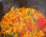 A picture of step 15 of Chicken and Chickpea Curry.