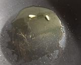 A picture of step 1 of Bread halwa.