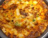 A picture of step 5 of Veggie Quiche.