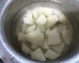 A picture of step 2 of Spring Onion Aloo sabji.