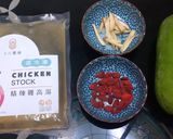 枸杞雞汁燴絲瓜的食譜步驟1照片