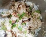 A picture of step 5 of White biryani.