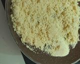 A picture of step 2 of Badami Sooji Burfi.