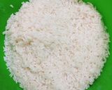 Hình bước làm 1 của món Xôi đậu trắng thanh long