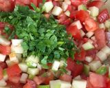 Une image de l'étape 2 de Tartare de tomates.