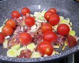 Foto del paso 4 de la receta Macarrones picantes con jamón ibérico