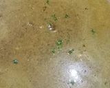 A picture of step 7 of Fast curry with singhare ka Atta.