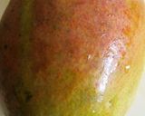 A picture of step 1 of Mango juice.