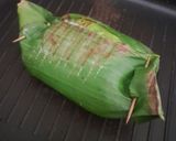 Foto langkah ke 4 dari resep Nasi Bakar Cumi Asin Pete.